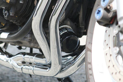 フルエキゾースト マフラー RPM-4in2in1 アルミ φ93×390 XJR400R