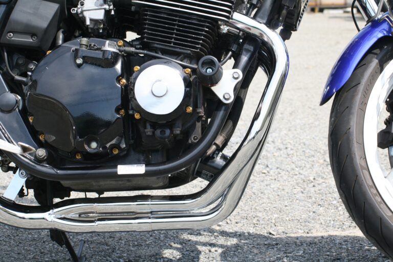 フルエキゾースト マフラー RPM-4in2in1 アルミ φ93×390 XJR400R