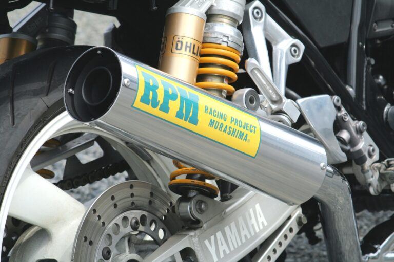 フルエキゾースト マフラー RPM-4in2in1 アルミ φ93×390 XJR400R