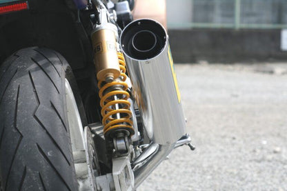 フルエキゾースト マフラー RPM-4in2in1 アルミ φ93×390 XJR400R