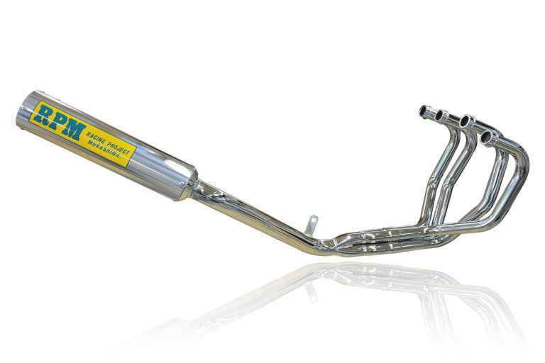 フルエキゾースト マフラー RPM-4in2in1 アルミ φ93×390 XJR400R
