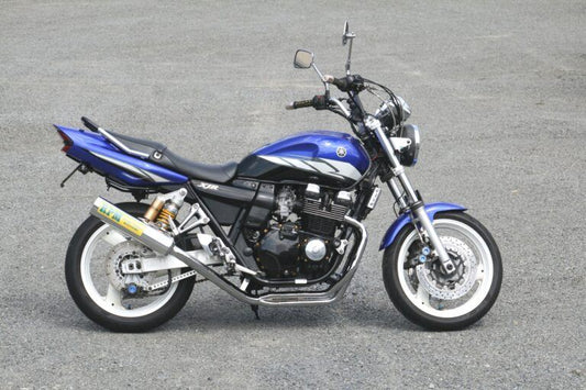 フルエキゾースト マフラー RPM-4in2in1 アルミ φ93×390 XJR400R