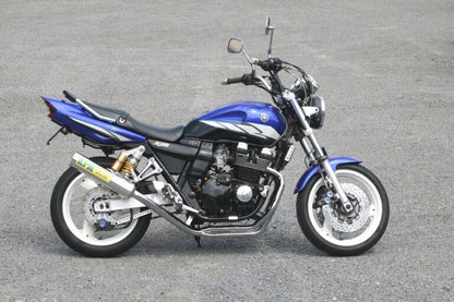 フルエキゾースト マフラー RPM-4in2in1 チタン φ93×390 XJR400R
