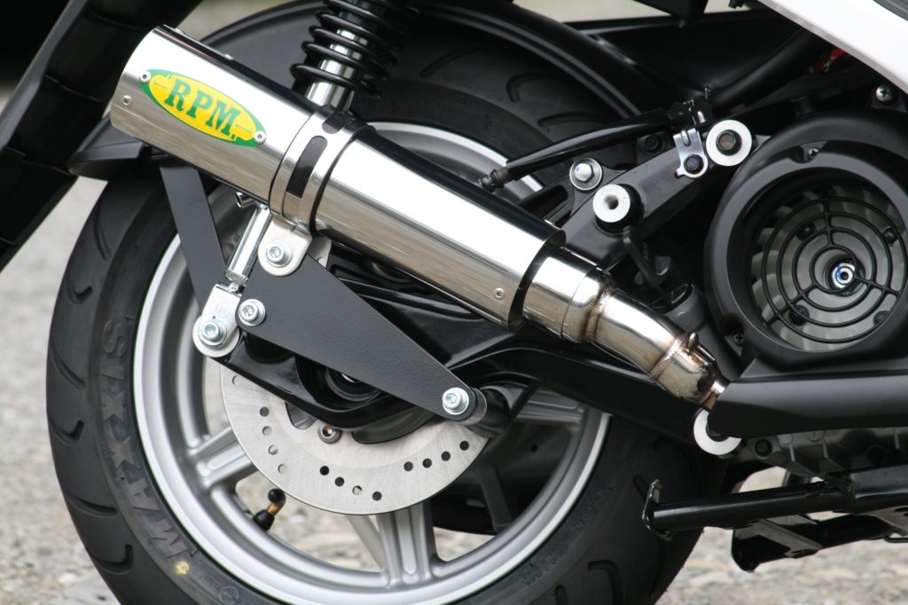 マフラー フルエキゾースト ステンレス φ77×300 シグナスX125