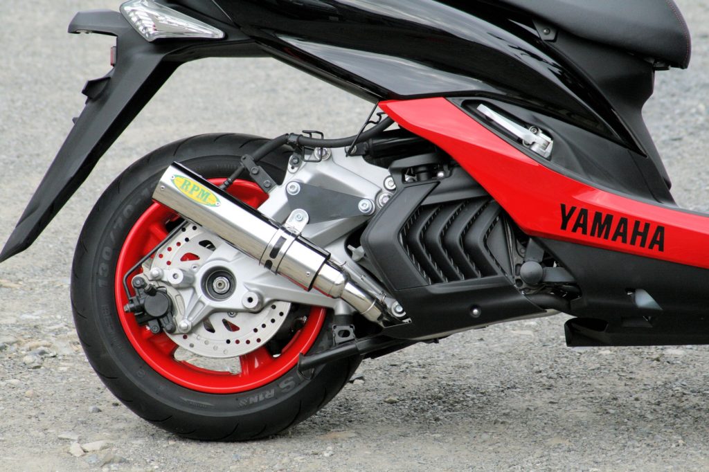 マフラー フルエキゾースト ステンレス φ77×300 マジェスティS