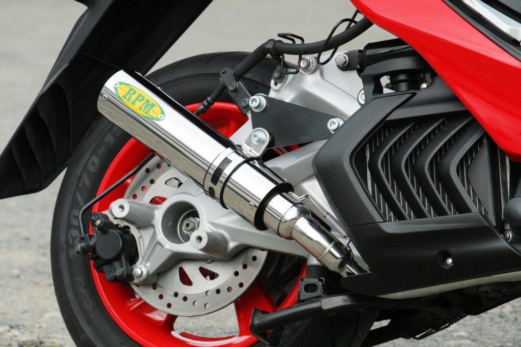 マフラー フルエキゾースト ステンレス φ77×300 マジェスティS