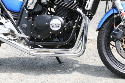 Full exhaust muffler RPM-4in2in1 Stainless Steel φ77x300 IMPULSE