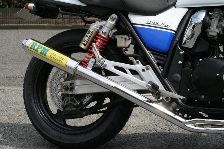 Full exhaust muffler RPM-4in2in1 Stainless Steel φ77x300 IMPULSE