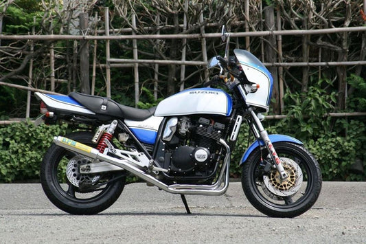 Full exhaust muffler RPM-4in2in1 Stainless Steel φ77x300 IMPULSE