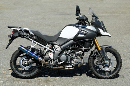 マフラー RPM-LUXE スリップオン ブルーチタン φ90×400 V-Strom1000 V-ストローム1000