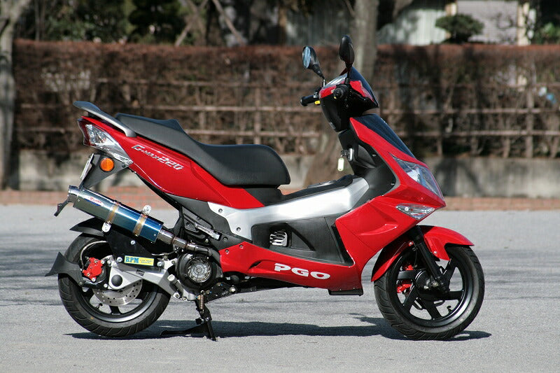 G-MAX200/220 マフラー 80D-RAPTOR TI チタン G-MAX200/220