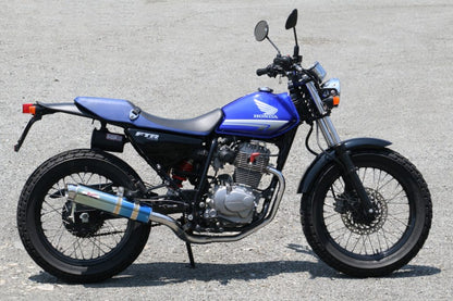 マフラー 80D-RAPTOR フルエキゾースト ブルーチタン φ100×370 FTR223