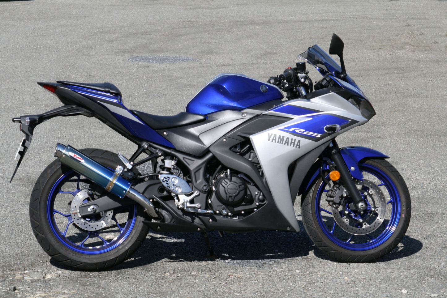 マフラー 80D-RAPTOR スリップオン チタン φ100×370 YZF-R25 MT-25