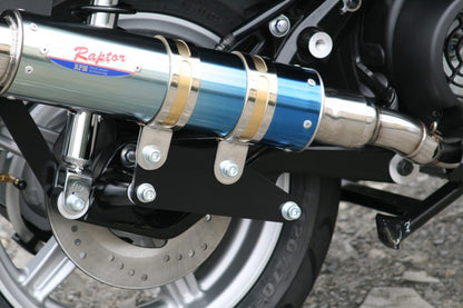 マフラー 80D-RAPTOR フルエキゾースト ブルーチタン φ80×300 シグナスX125