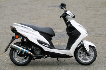 マフラー 80D-RAPTOR フルエキゾースト ブルーチタン φ80×300 シグナスX125