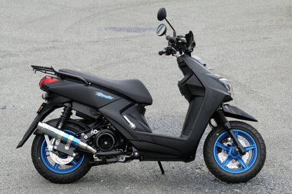 マフラー 80D-RAPTOR フルエキゾースト ブルーチタン φ80×300 BW'S125