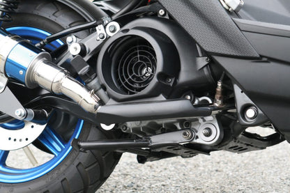 マフラー 80D-RAPTOR フルエキゾースト ブルーチタン φ80×300 BW'S125