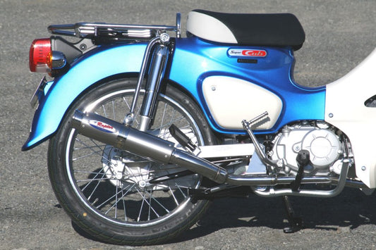 マフラー 80D-RAPTOR フルエキゾースト チタン φ80×300 カブ110 クロスカブ110