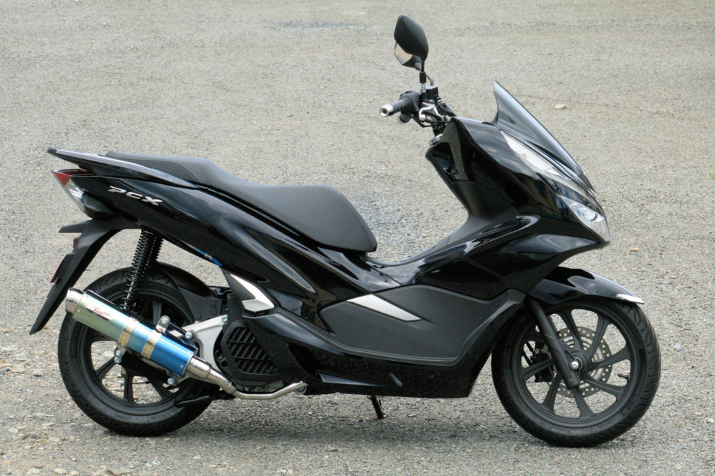 Muffler 80D-RAPTOR Full Exhaust Stainless φ100×370 PCX