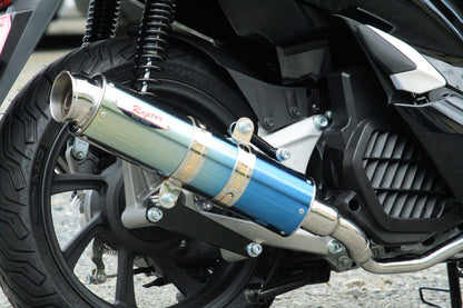 Muffler 80D-RAPTOR Full Exhaust Stainless φ100×370 PCX