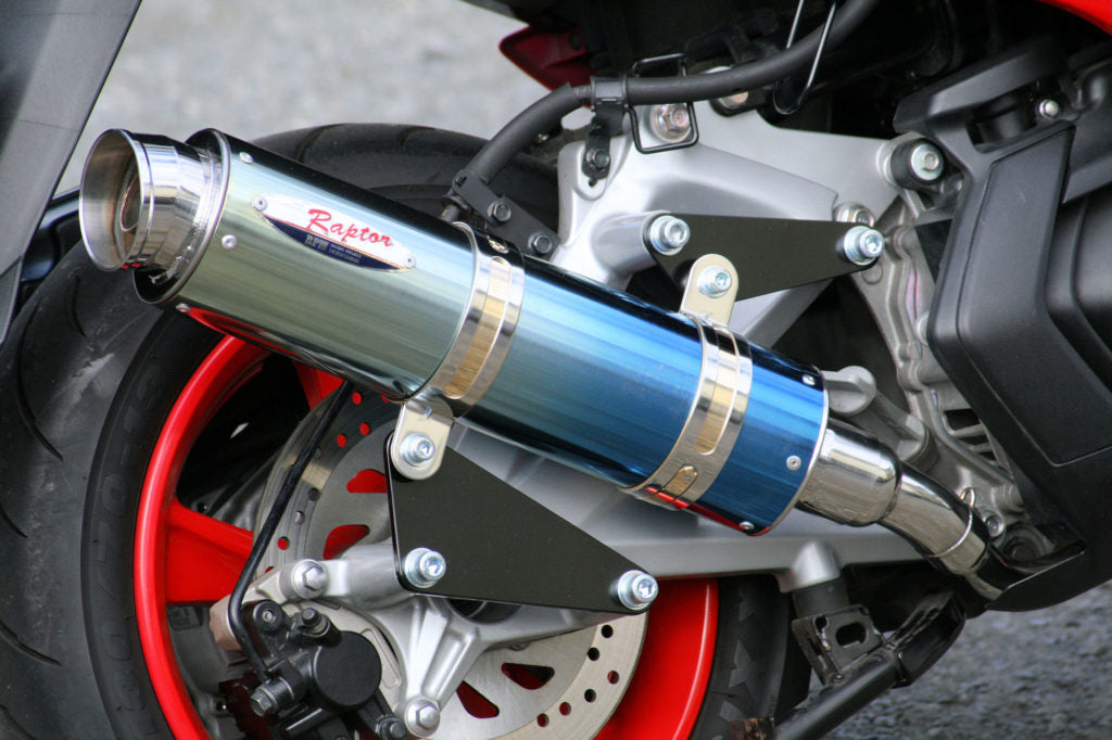 マフラー 80D-RAPTOR フルエキゾースト ステンレス φ100×370 マジェスティS