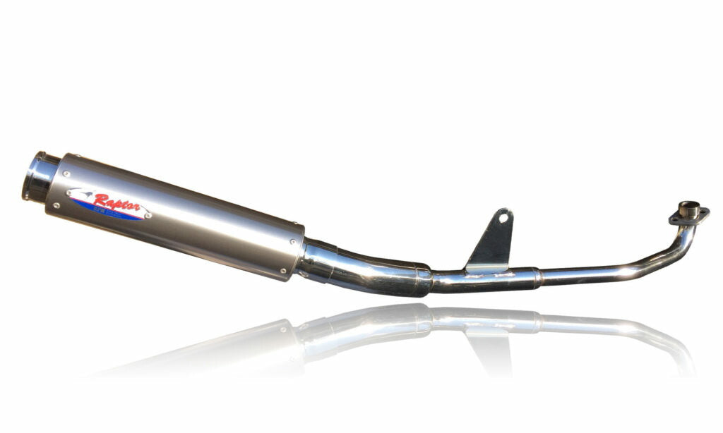 Muffler 80D-RAPTOR Full Exhaust Blue Titanium φ80×300 Super Cub C125