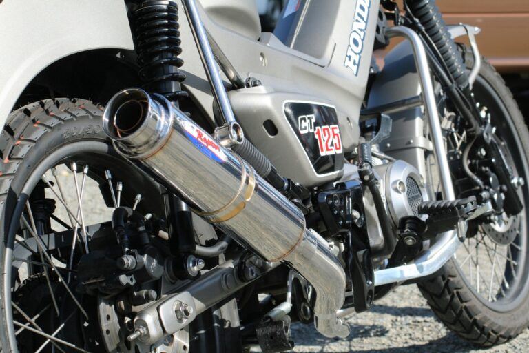 Full Exhaust System 80D-RAPTOR Stainless Steel φ80x300 CT125 Hunter Cub