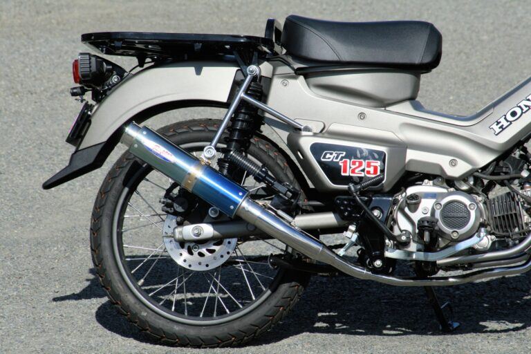 Full Exhaust System 80D-RAPTOR Blue Titanium φ80x300 CT125 Hunter Cub