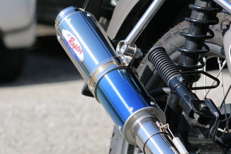 Full Exhaust System 80D-RAPTOR Blue Titanium φ80x300 CT125 Hunter Cub