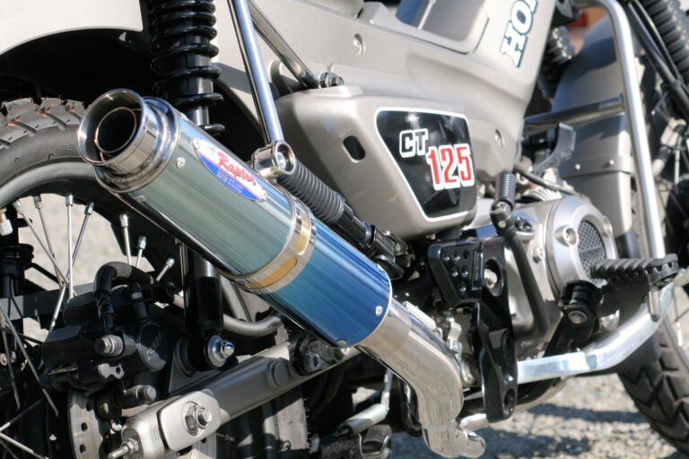 Full Exhaust System 80D-RAPTOR Blue Titanium φ80x300 CT125 Hunter Cub