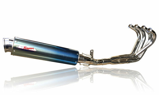 マフラー 80D-RAPTOR フルエキゾースト ブルーチタン φ100×370 BALIUS-2 バリオス2型