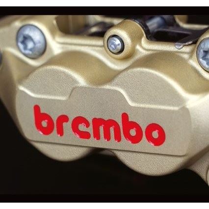 4-piston Casting Caliper, Gold, 40mm Pitch, Right Side