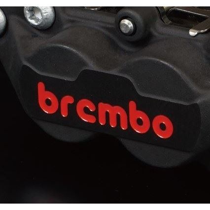 4ポット キャスティングキャリパー レッドロゴ ブラック 40mmピッチ 右側