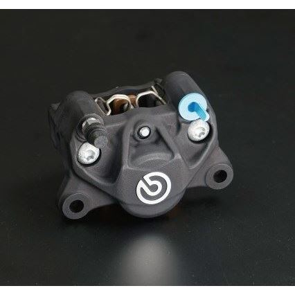 【程度極上】brembo2ポットラージピストンキャリパー（20.B852.52） 2ポット ラージピストンキャリパー ブラック ピストン径34mm – バイクマン