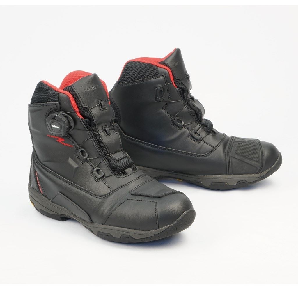 デュアルテックスラフライディングシューズ ブラック/レッド