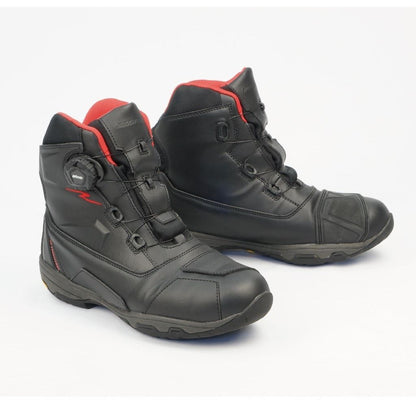 デュアルテックスラフライディングシューズ ブラック/レッド