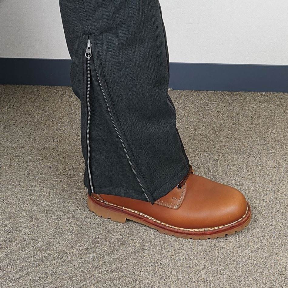 プリマロフトウインターパンツ ルーズフィット ヘリンボーンブラック