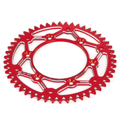 ERGAL リアスプロケット レッド 520-52T SX(F) EXC(F) XC(F)