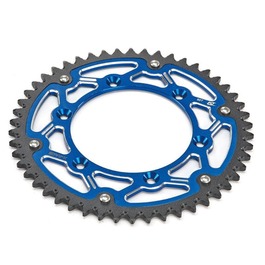 X-RACE リアスプロケット ブルー 520-50T YZ/YZF/YZFX/YZX