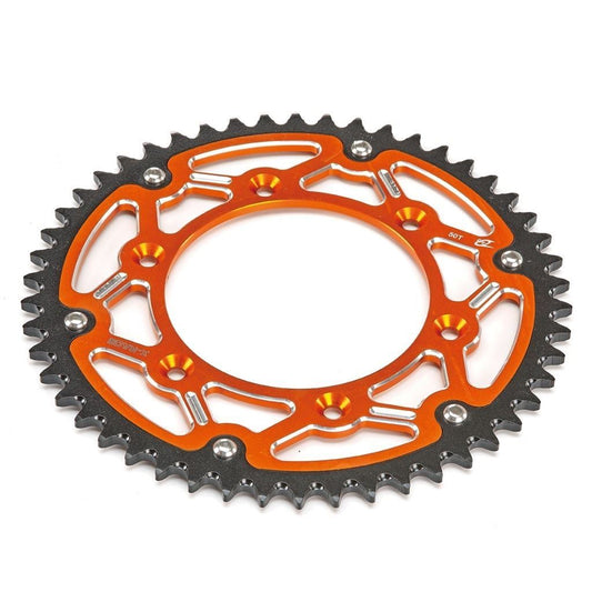 X-RACE リアスプロケット オレンジ 520-50T SX(F) EXC(F) XC(F)