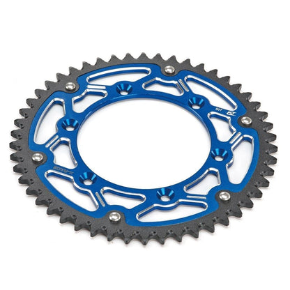 X-RACE リアスプロケット ブルー 520-52T SX(F) EXC(F) XC(F)
