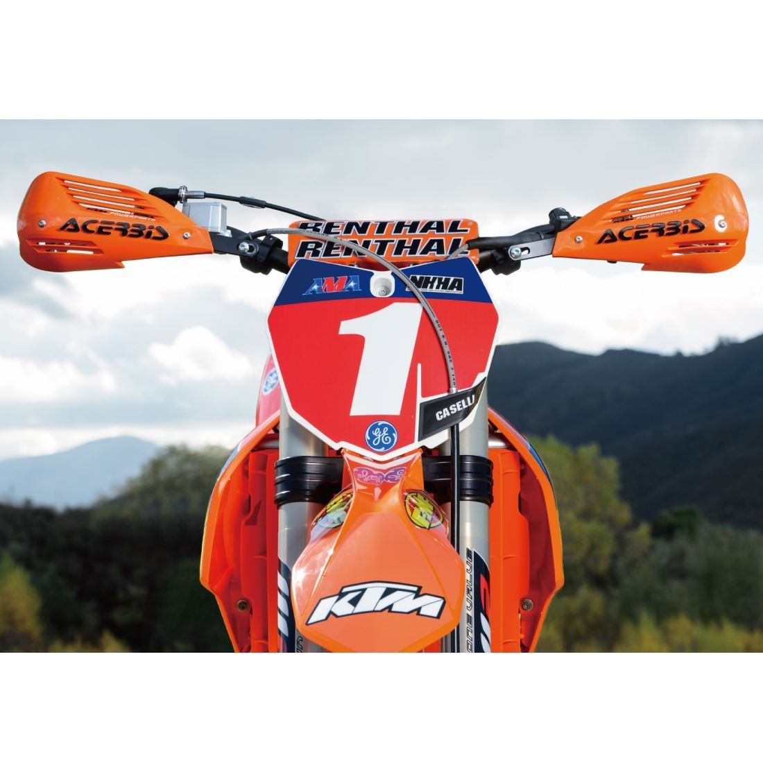 ENDURANCE Handguards, Red, Inner Diameter 13.5-16mm/Outer Diameter 22-28mm