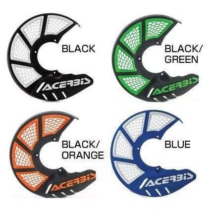 X-BRAKE 2.0 ベンテッドフロントディスクカバー ブラック/グリーン