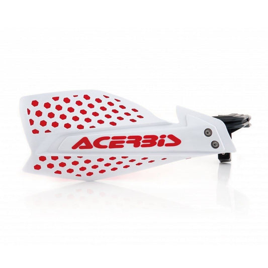 X-ULTIMATE Handguards, White/Red, 22.2mm Outer Diameter