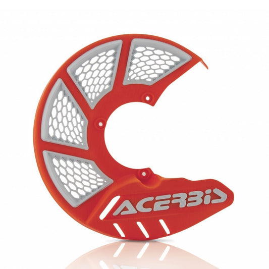 X-BRAKE 2.0 ミニ245 ベンテッドフロントディスクカバー オレンジ/ホワイト