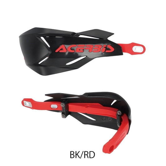 X-FACTORY ハンドガード ブラック/レッド 外径22mm/28mm