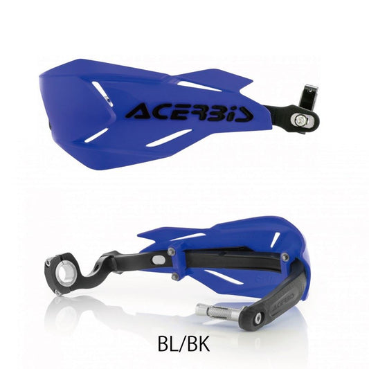 X-FACTORY ハンドガード ブルー/ブラック 外径22mm/28mm