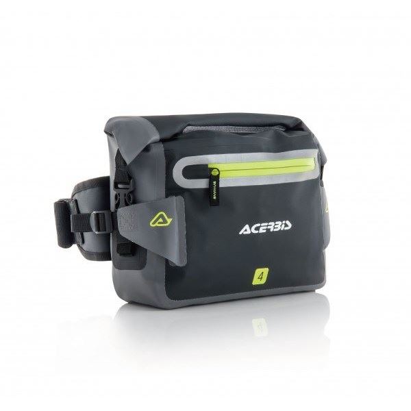 NO WATER Waist Pack, Black/Gray, 4L capacity