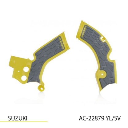 X-GRIP フレームガード イエロー/シルバー RM-Z 250