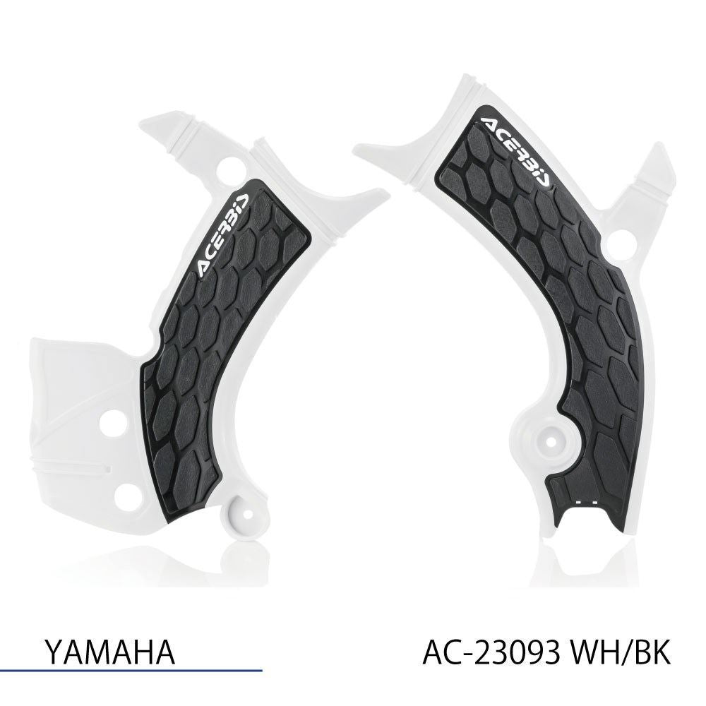 X-GRIP フレームガード ホワイト/ブラック YZ250F/FX等